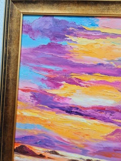 Magnificent romantic seascape" oil painting of the Volskya Lilya