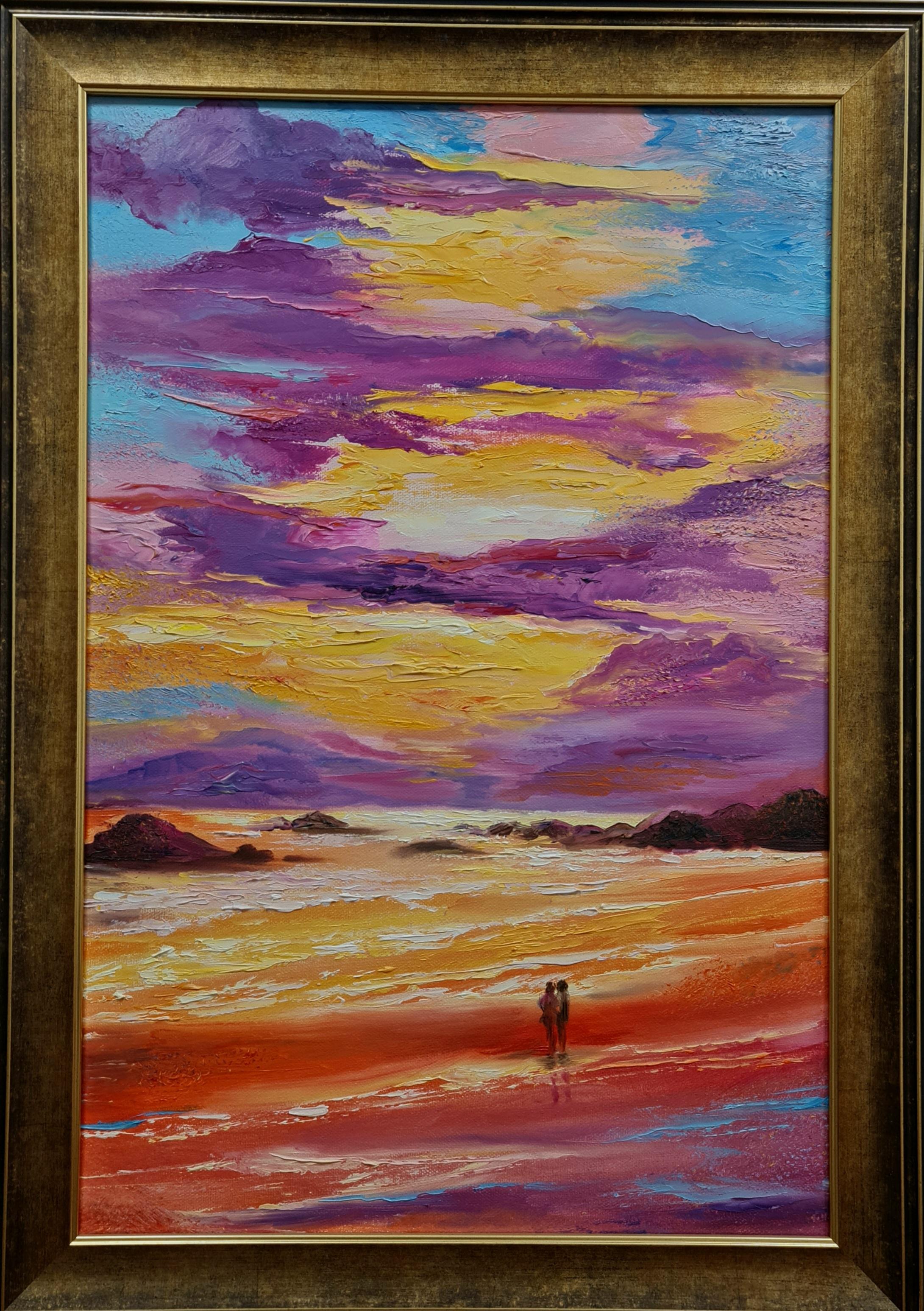 Magnificent romantic seascape" oil painting of the Volskya Lilya