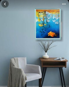 « Miroir d'eau », peinture à l'huile originale de Lilia Volskaya