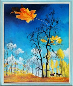 „Mirror of water“ Original-Ölgemälde von Lilia Volskaya