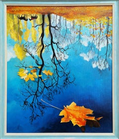 "Mirror of water" Original Oil Painting by Lilia Volskaya
