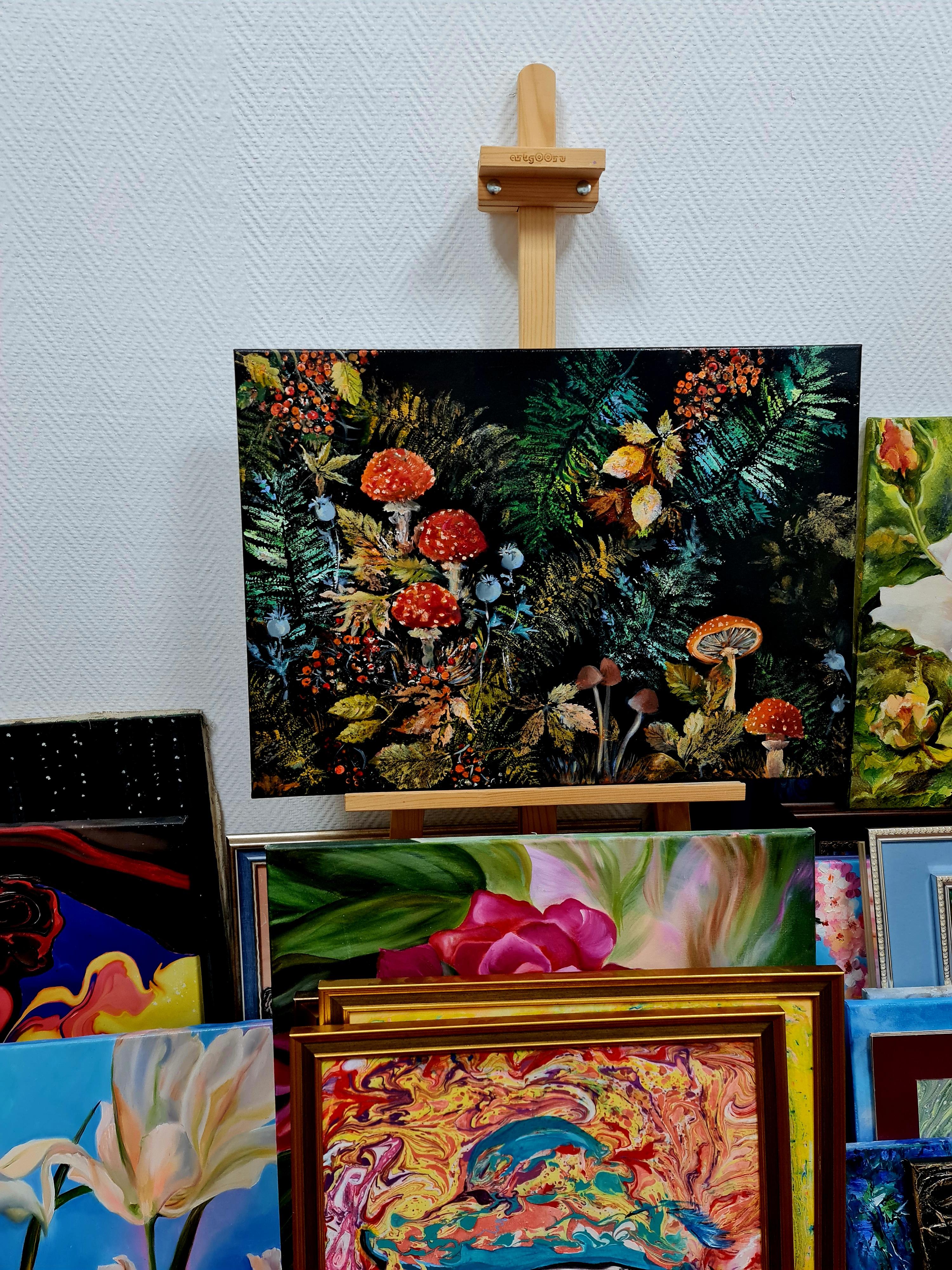 Champignons dans la forêt