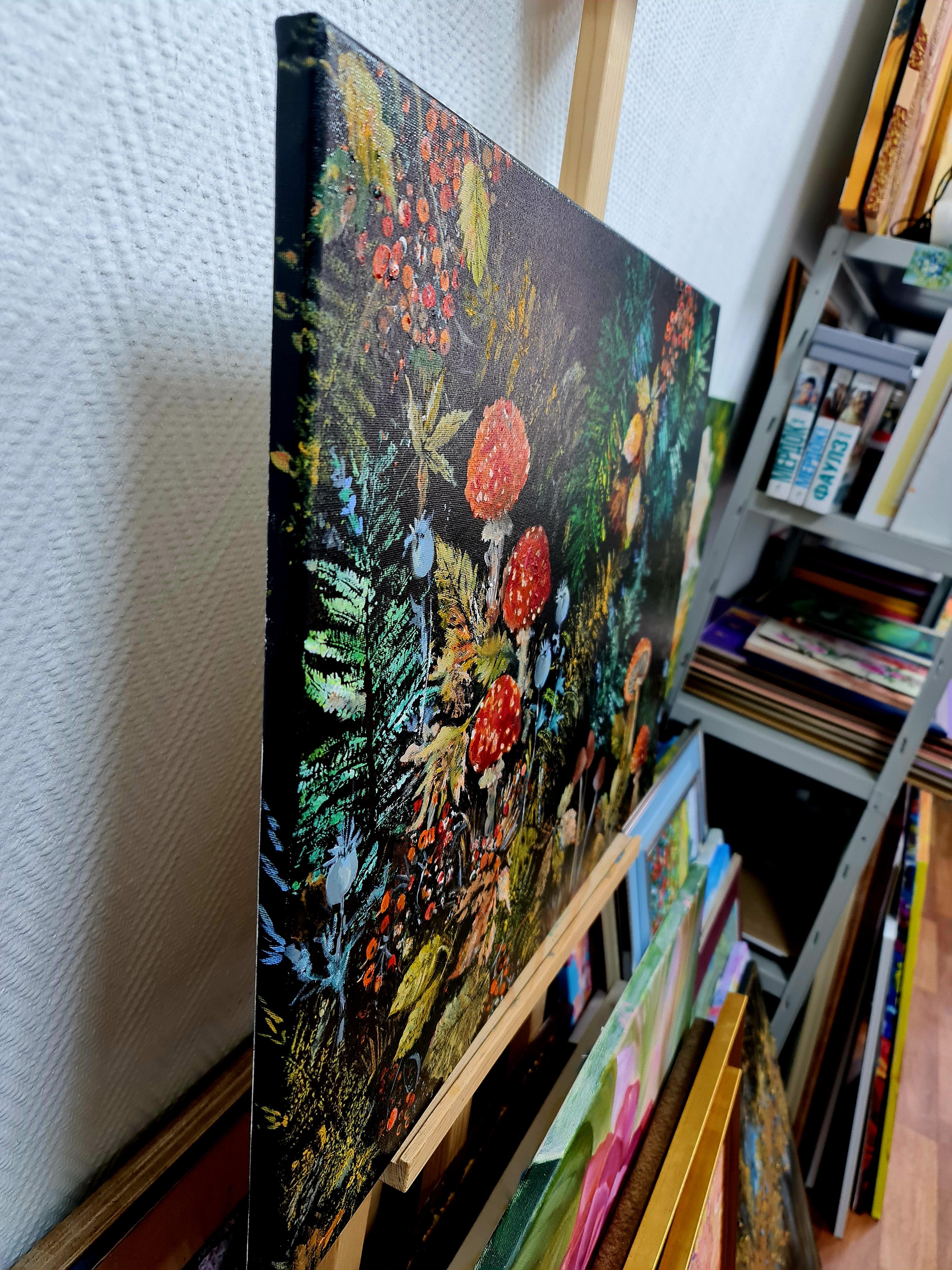 Champignons dans la forêt