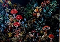 Mushrooms in the Forest" is an oil painting by Volskaya Liliуa.