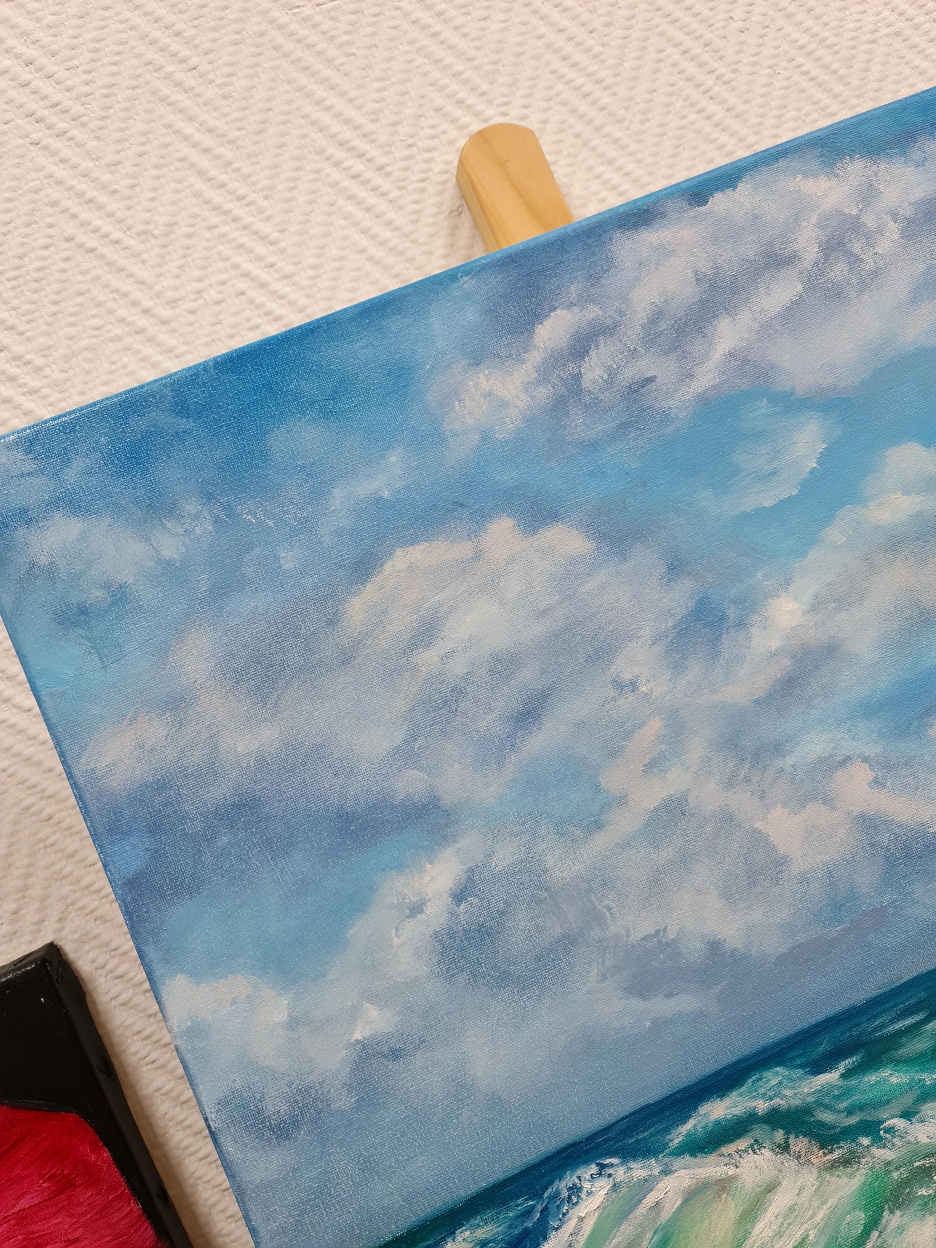 Sur la crête d'une vague