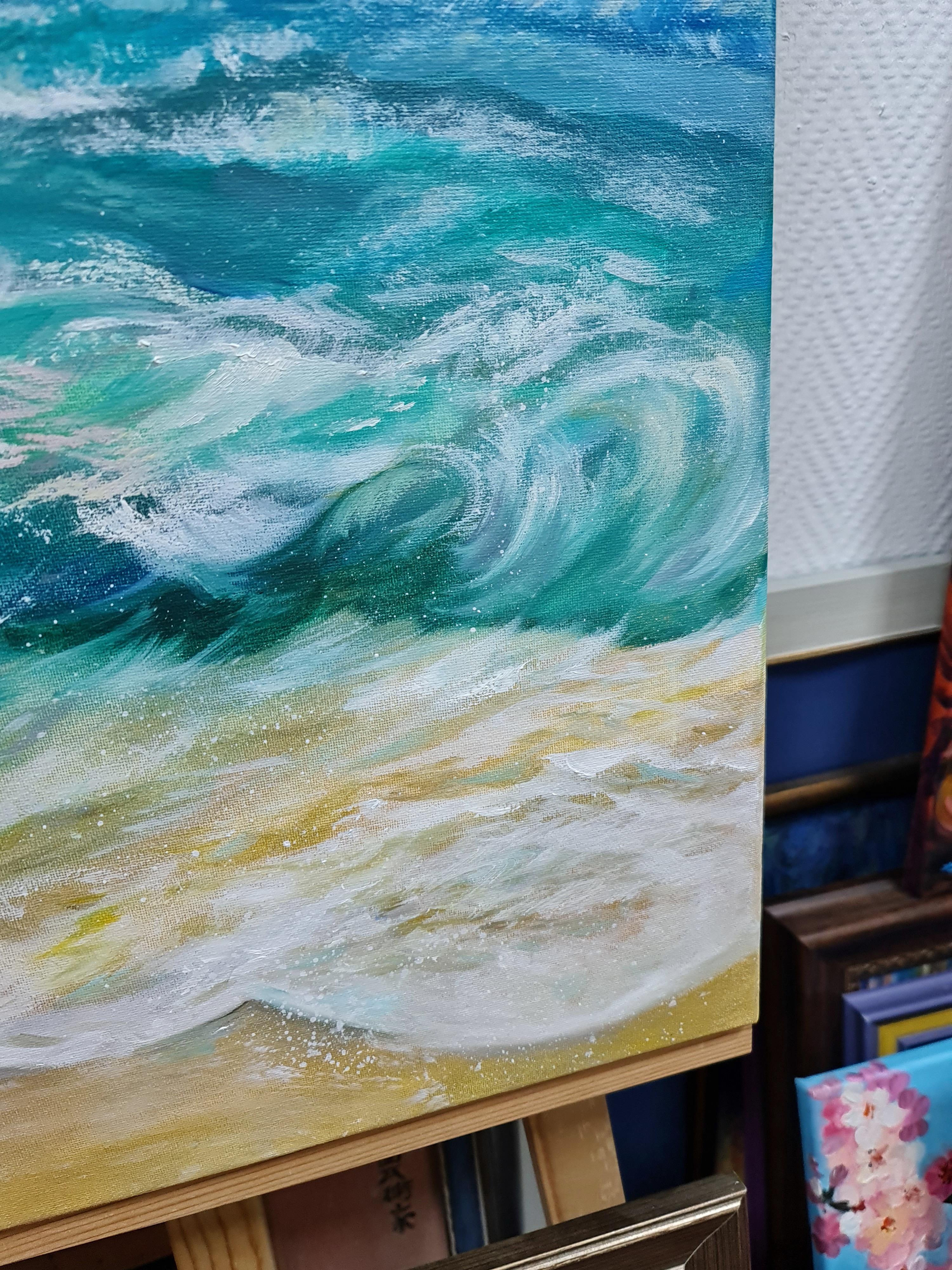 Sur la crête d'une vague
