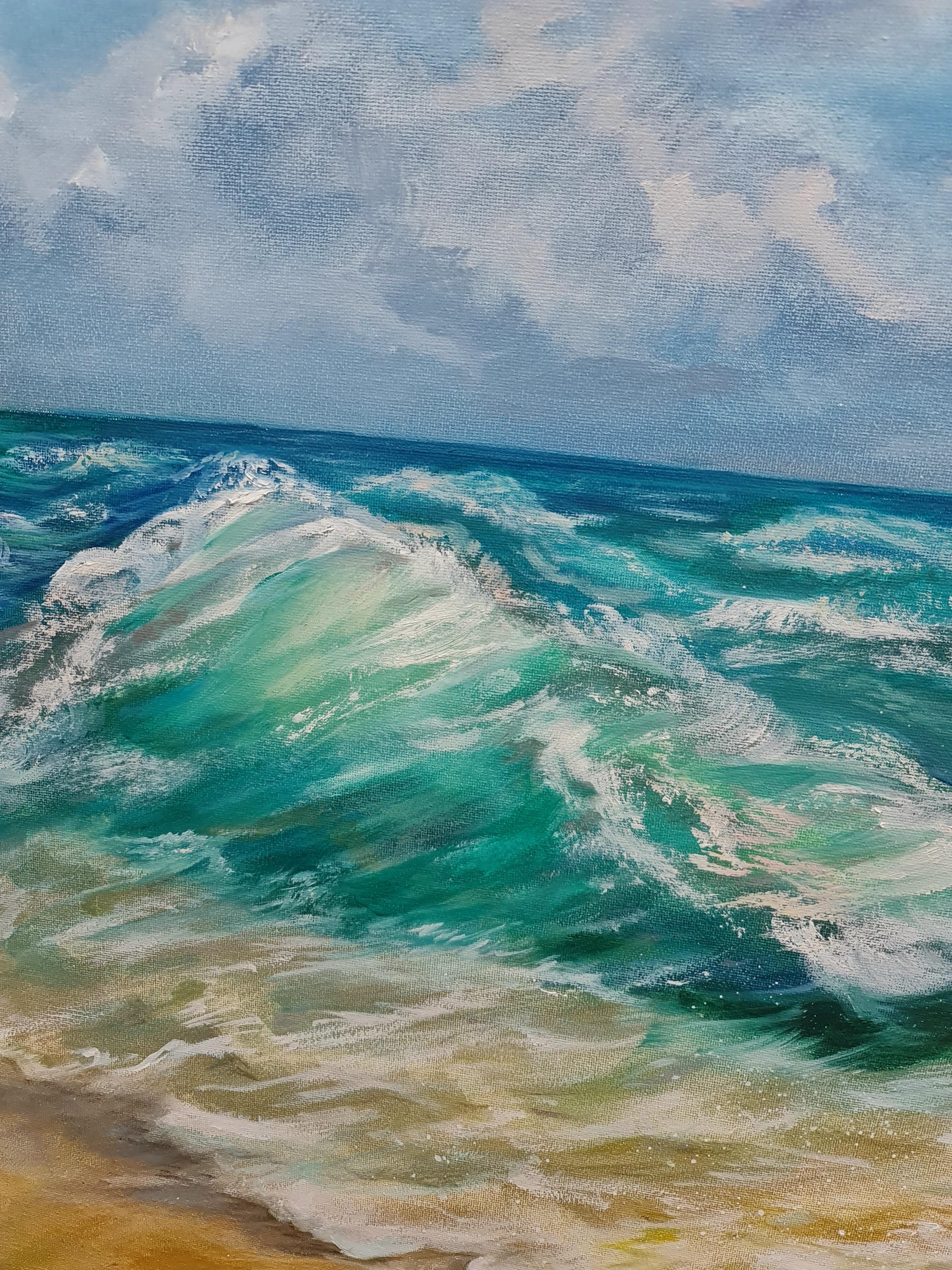 Sur la crête d'une vague
