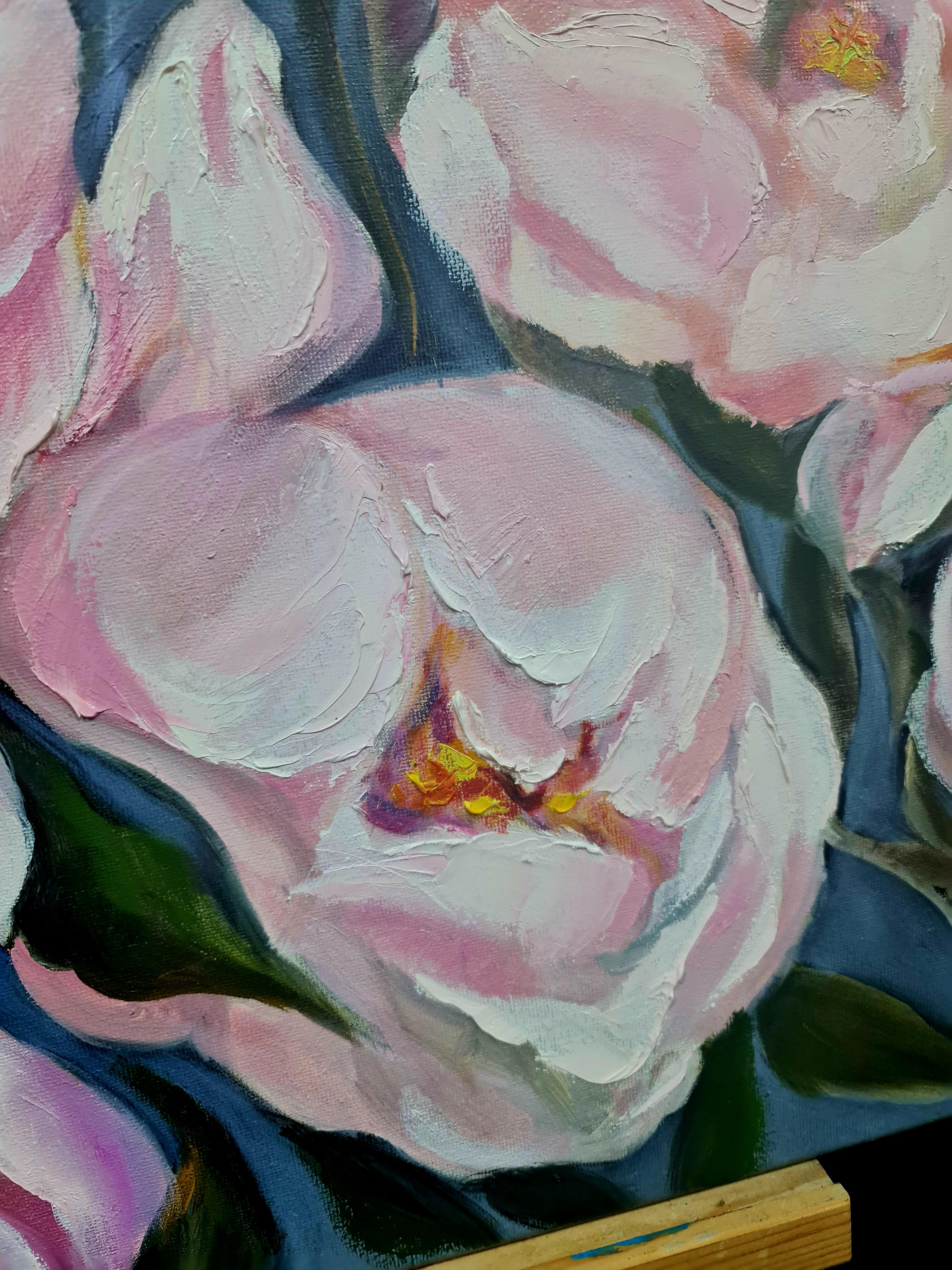 Pfingstrosen im Abendgarten