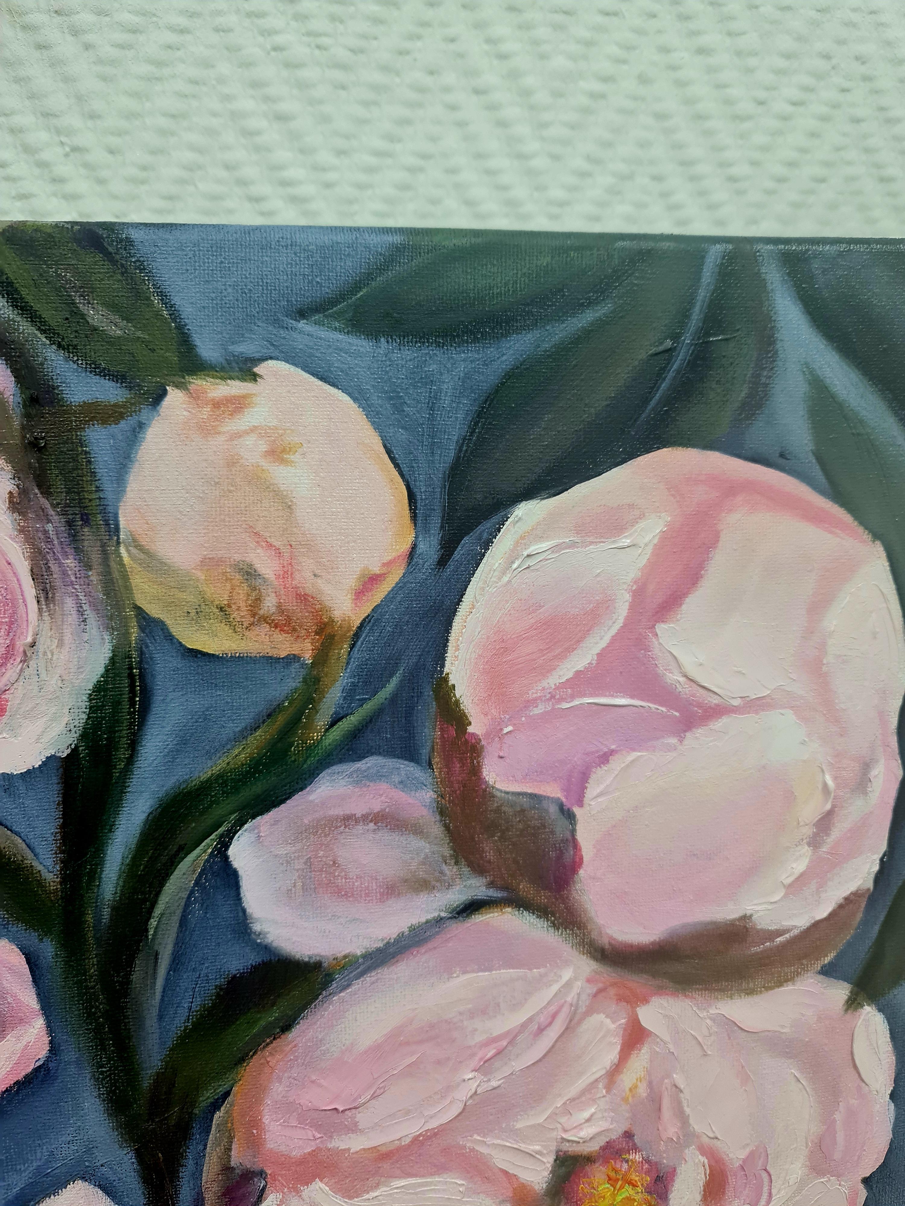 Pfingstrosen im Abendgarten