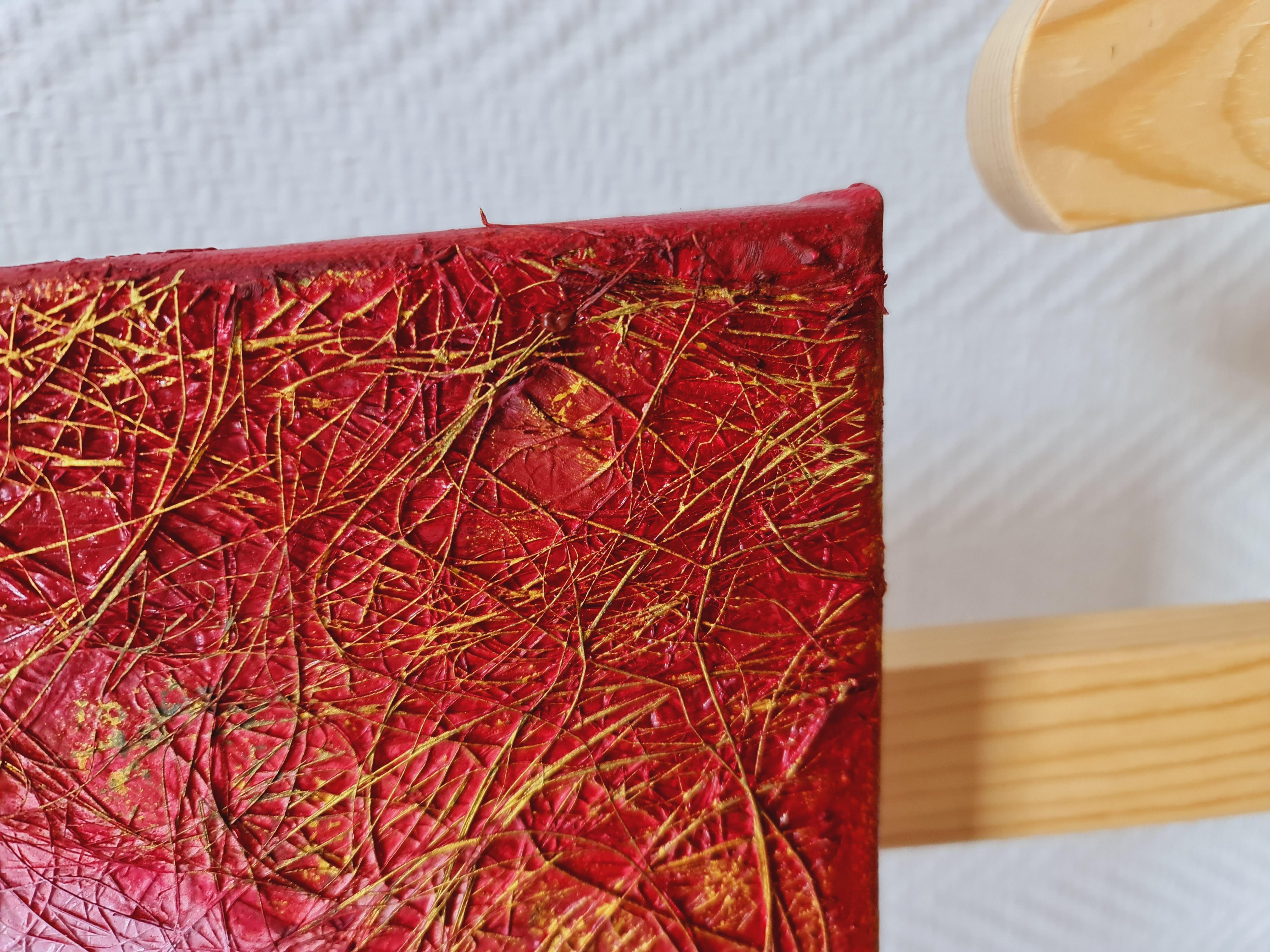 Abstracción roja. El corazón 