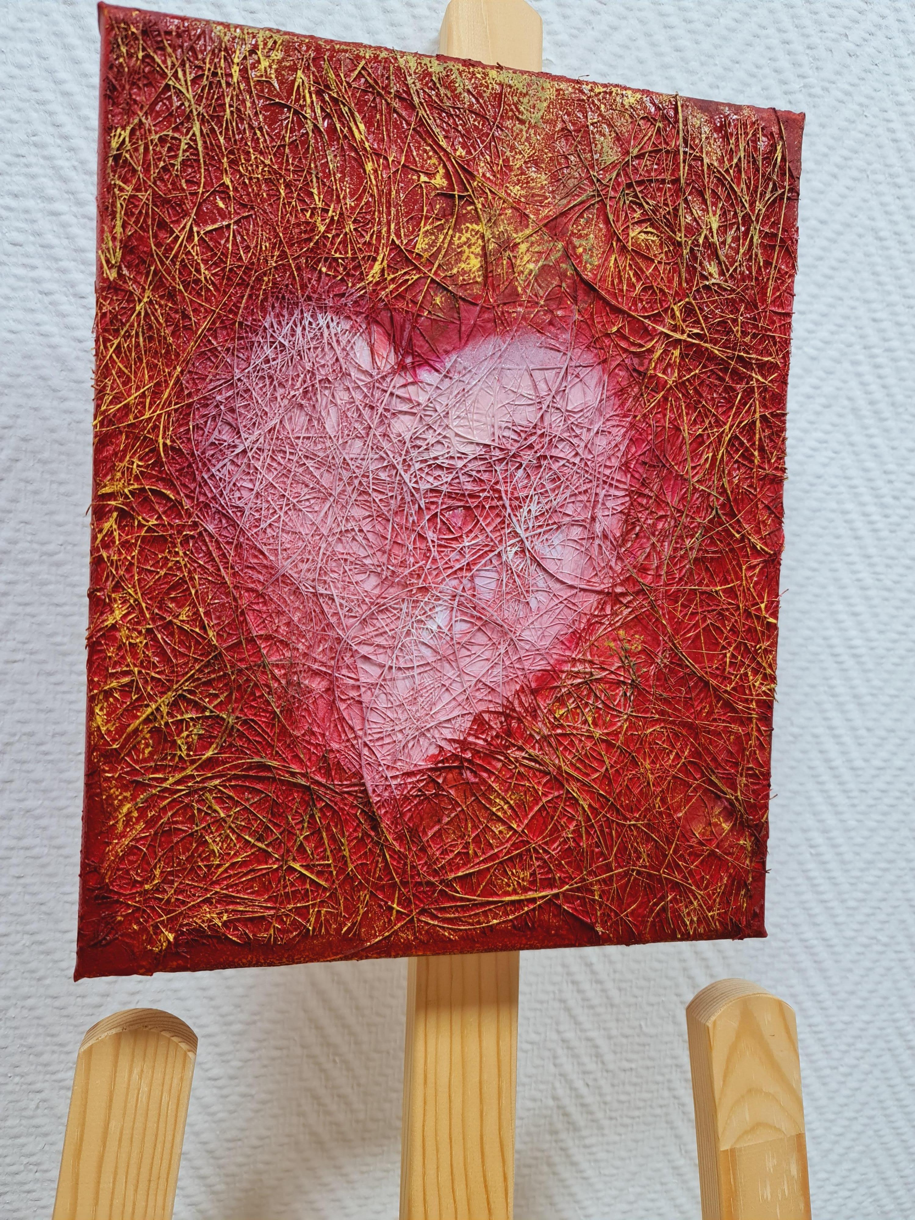 Abstracción roja. El corazón de Volskaya Liliya en venta 1