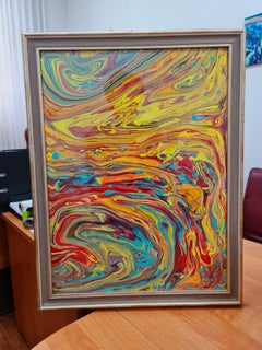 El cuadro "Días soleados" en 1 instancia es una abstracción de Lilia Volskaya.