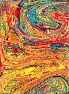 La peinture "Sunny Days" en 1 instance est une abstraction de Lilia Volskaya.