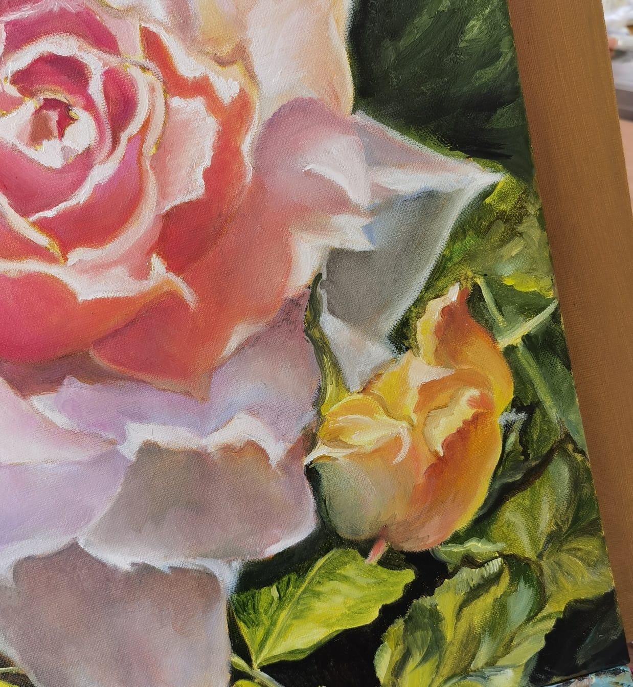 Rosa soleada