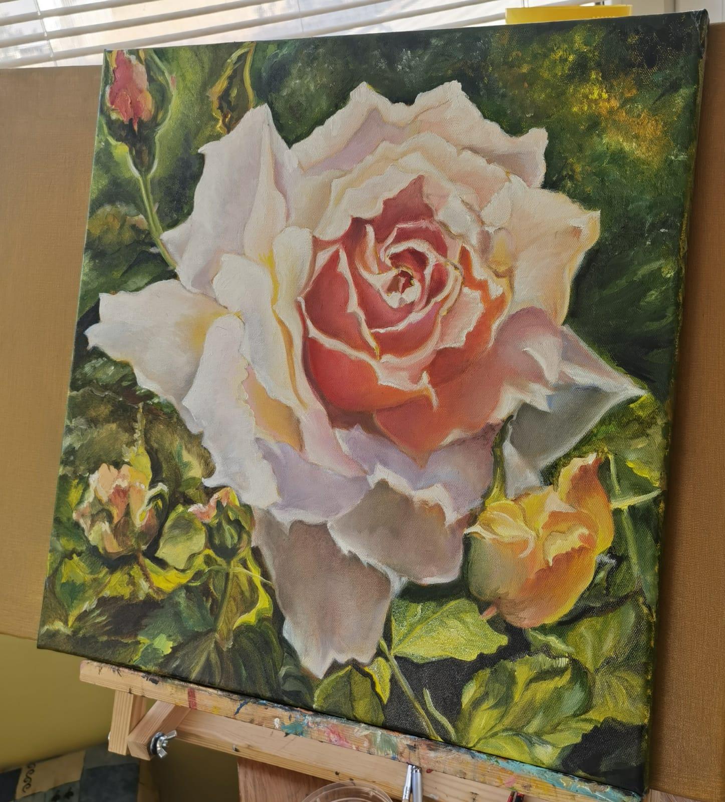 Rosa soleada