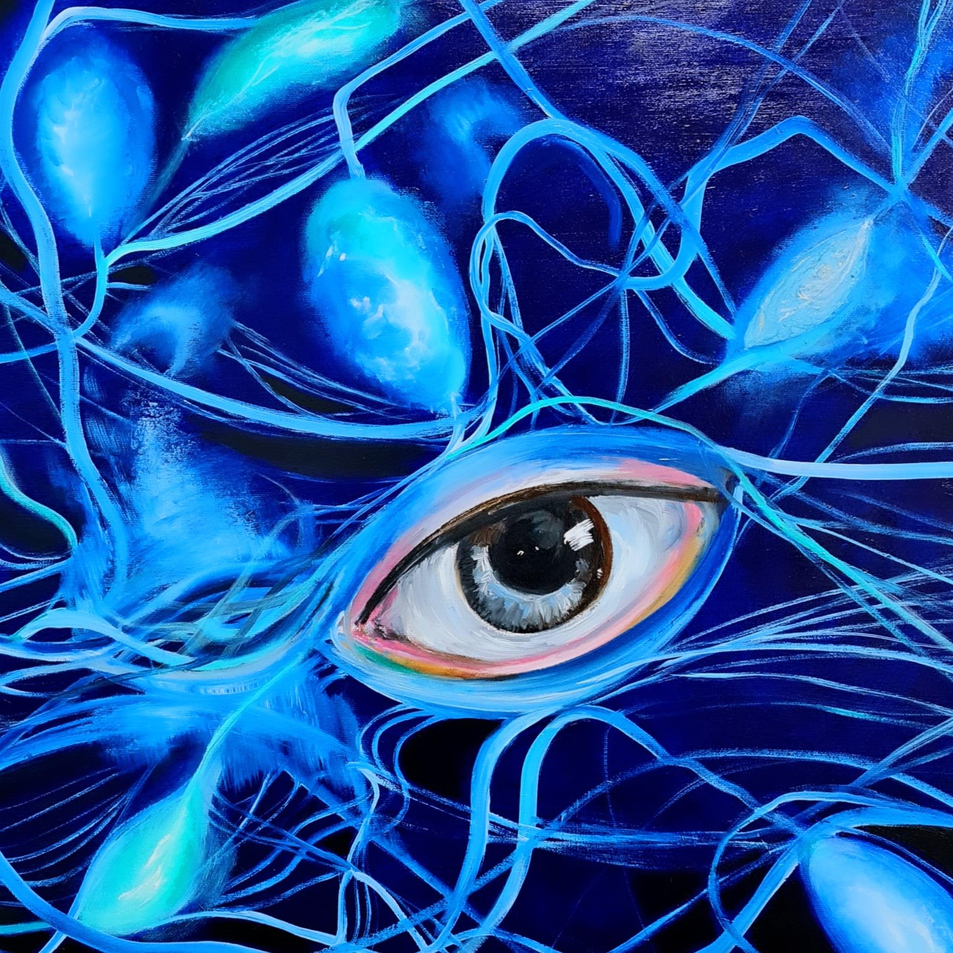 La peinture d'abstraction « Neural Networks » Perspectives