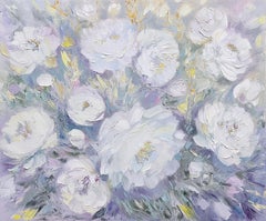 "The Dancing White." Original Oil Painting by Lilya Volskaya