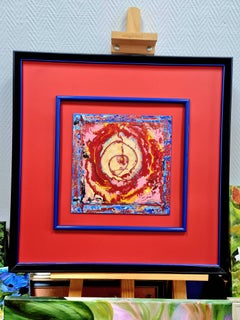 The Heart of an Angel" is an abstract painting by Volskaya Liliya