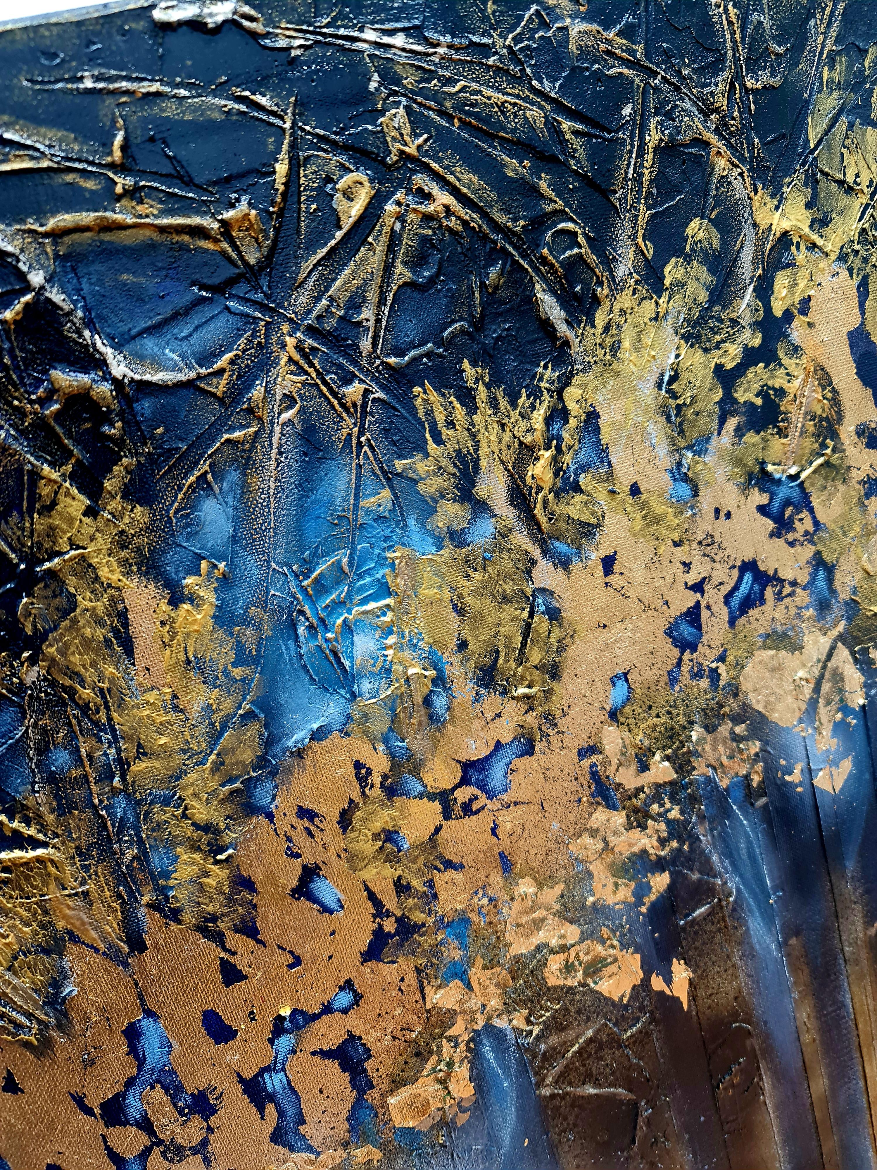 La foresta magica di Harry Potter.paesaggio interno dipinto con texture da Lilya V.I.I. - Painting Pop Art di Lilya Volskaya