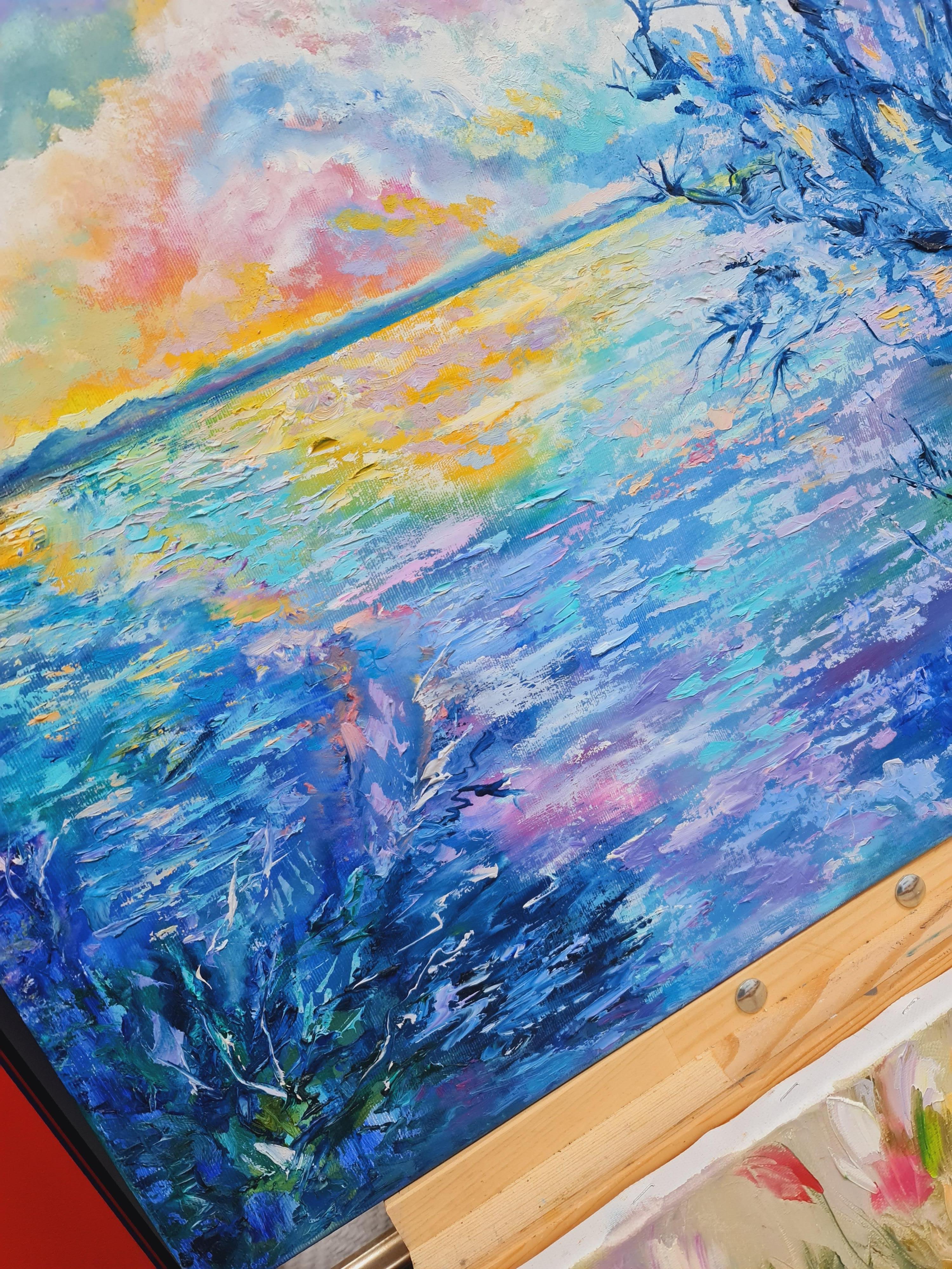 La baie de mer Impressionnisme. Paysage