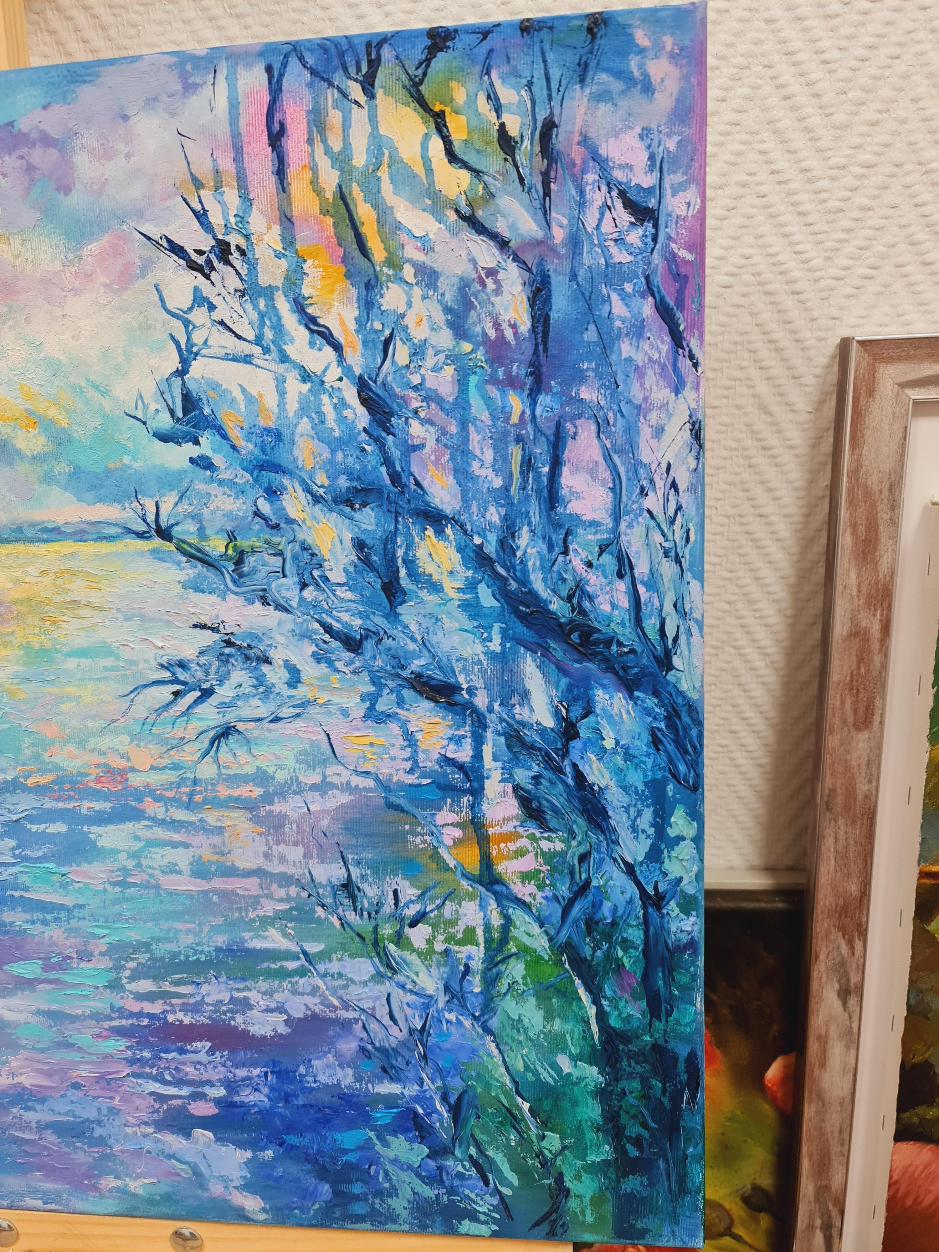 La baie de mer Impressionnisme. Paysage Volskaya Lily en vente 1