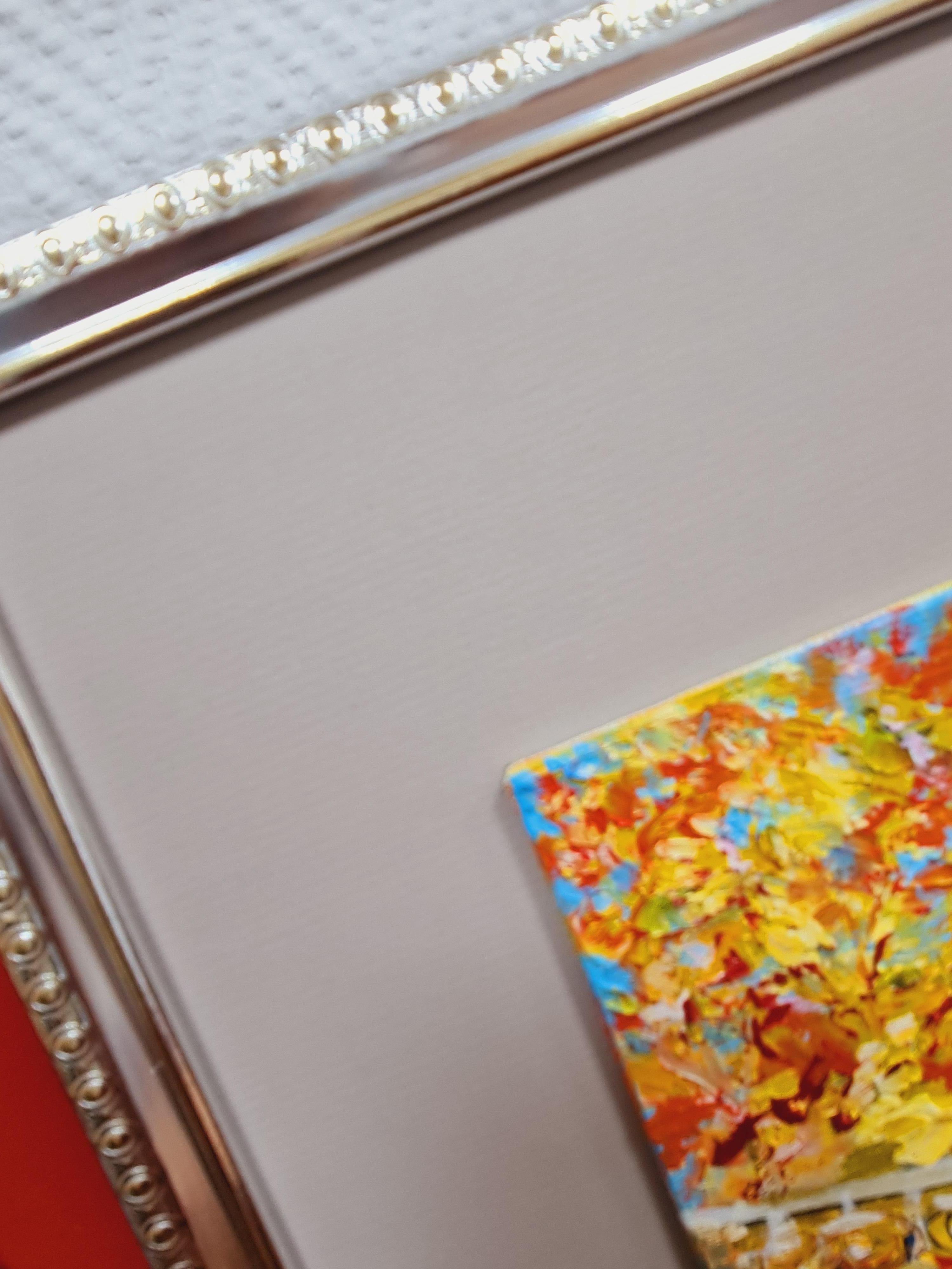 The triptych is Autumn. Landscape in oil . Volskaya Lilia For Sale 2