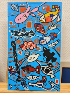 Triptychon "Ozean der Möglichkeiten" Ölabstraktion von Volskya Lilya.