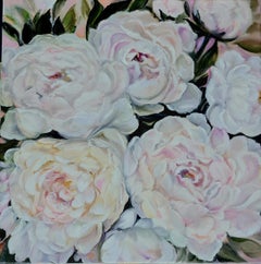 "White peonies" still life of Volskyа Lilyа.