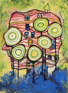"Windows in my head" Original Painting by Lilia Volskaya