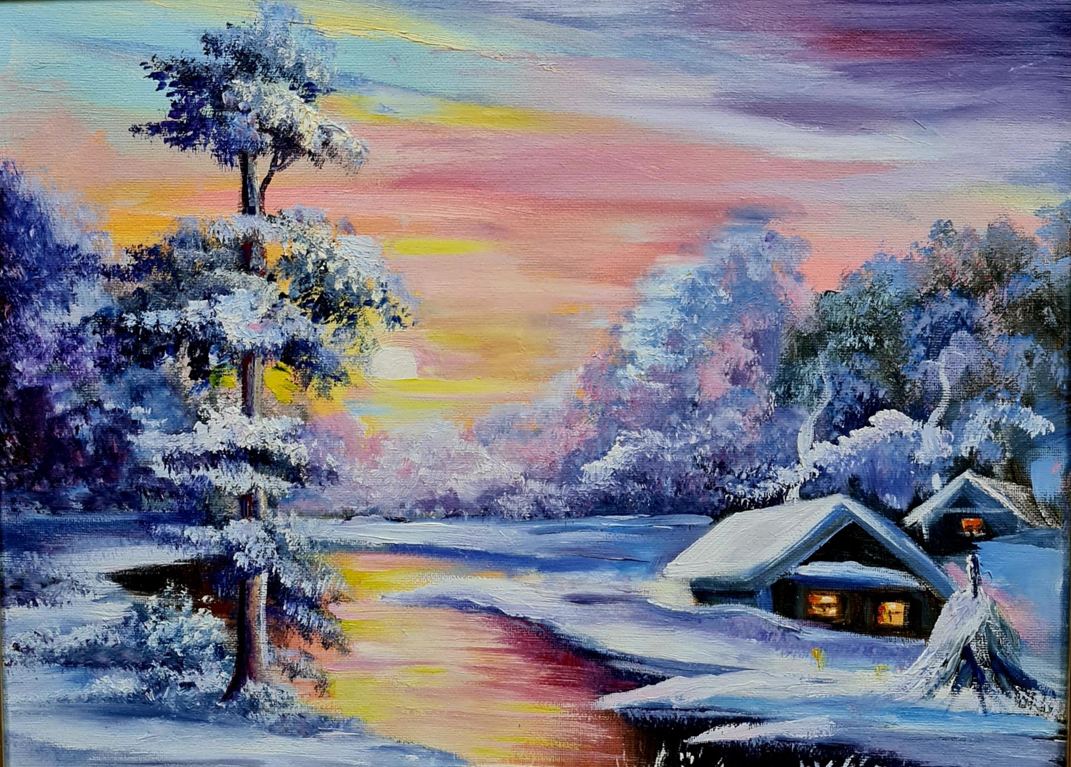 Invierno en el pueblo