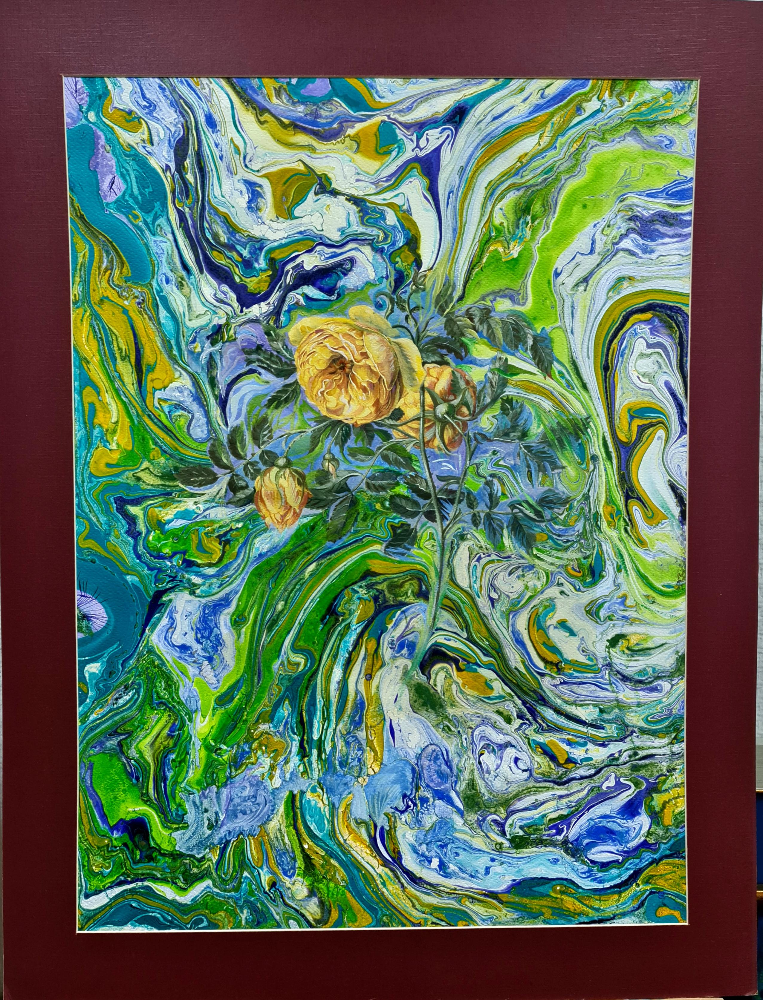 "Yellow Roses in Cold Water"
