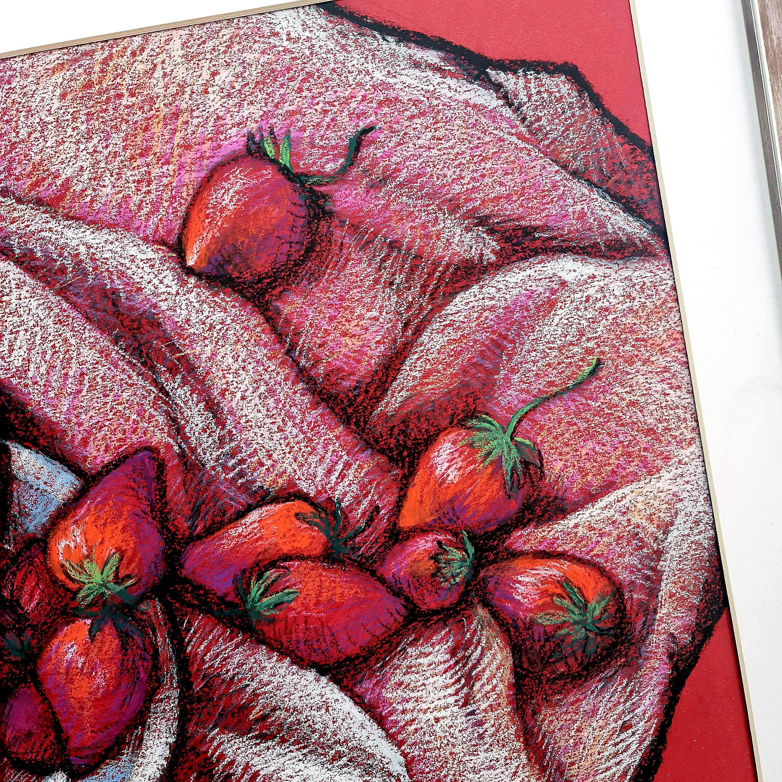 Sie sind meine süße Erdbeerbeerbeere. (Amerikanischer Realismus), Painting, von Lilya Volskaya