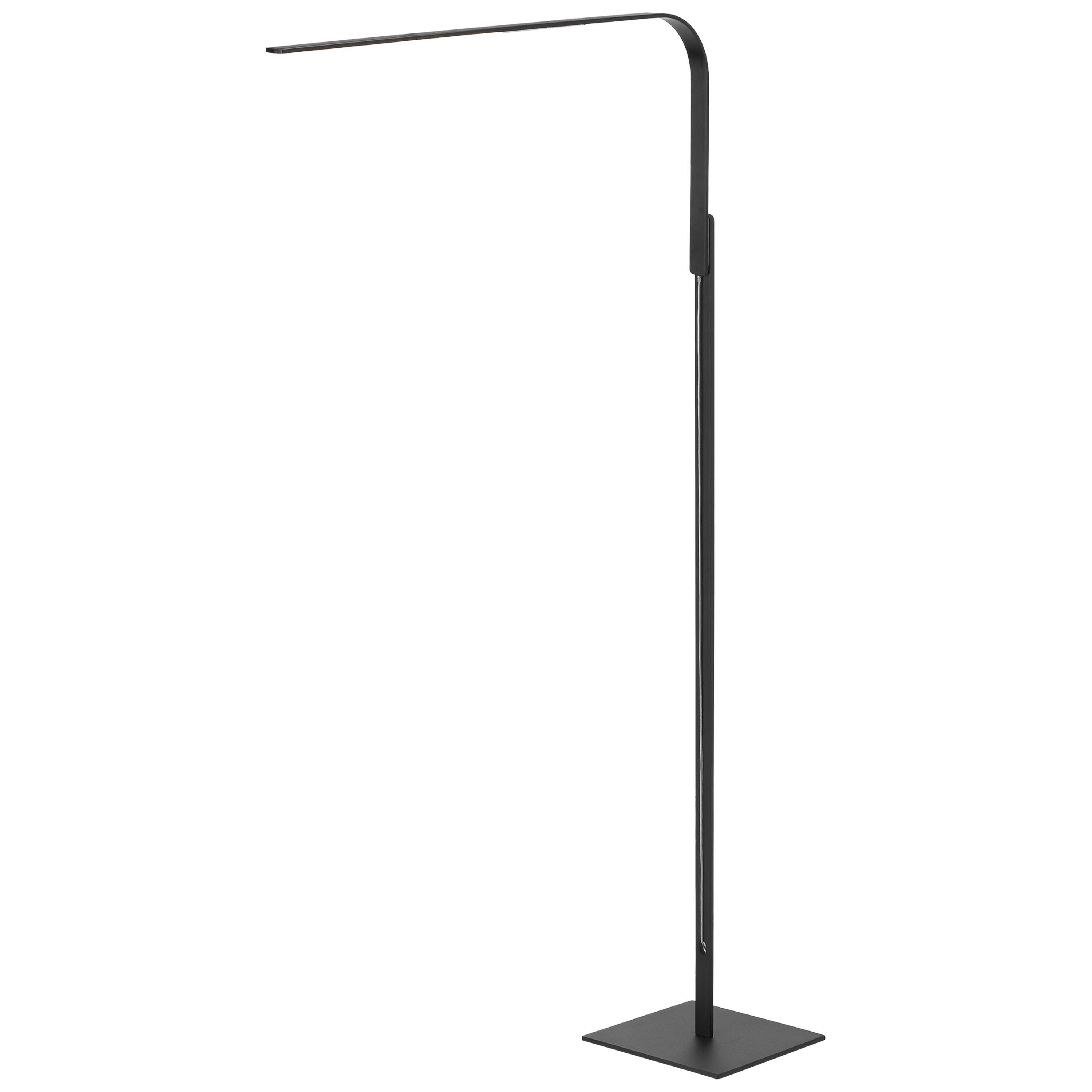 Lim L Floor Lamp in Black by Pablo Designs For Sale