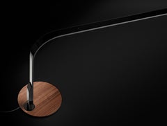 Lim360 Table Lamp in Black and Walnut by Pablo Designs
