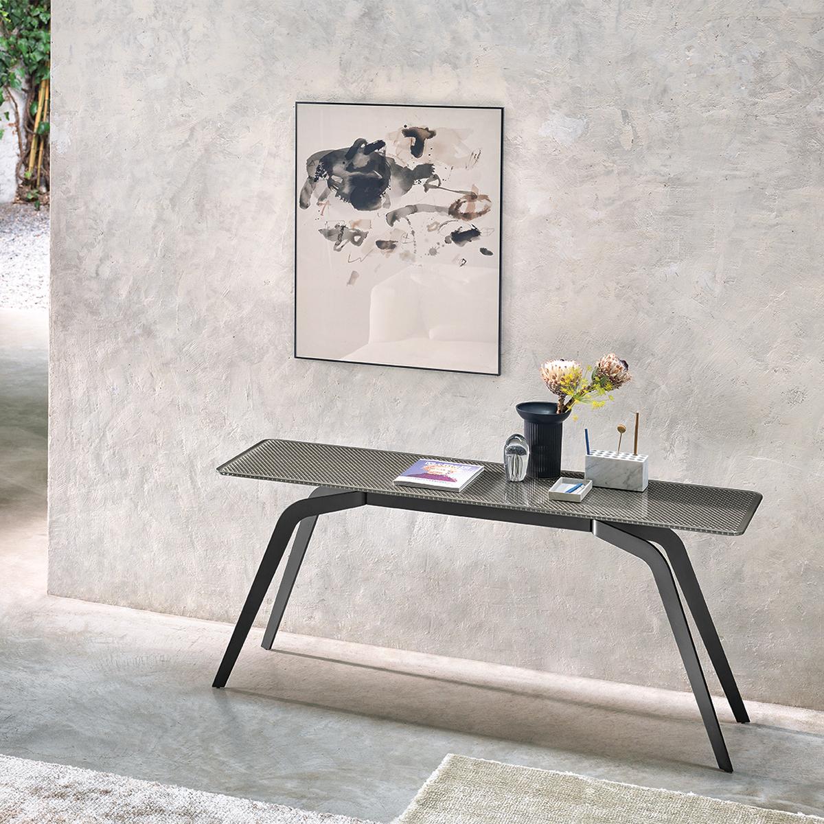 Lima Grey Console Table For Sale 1