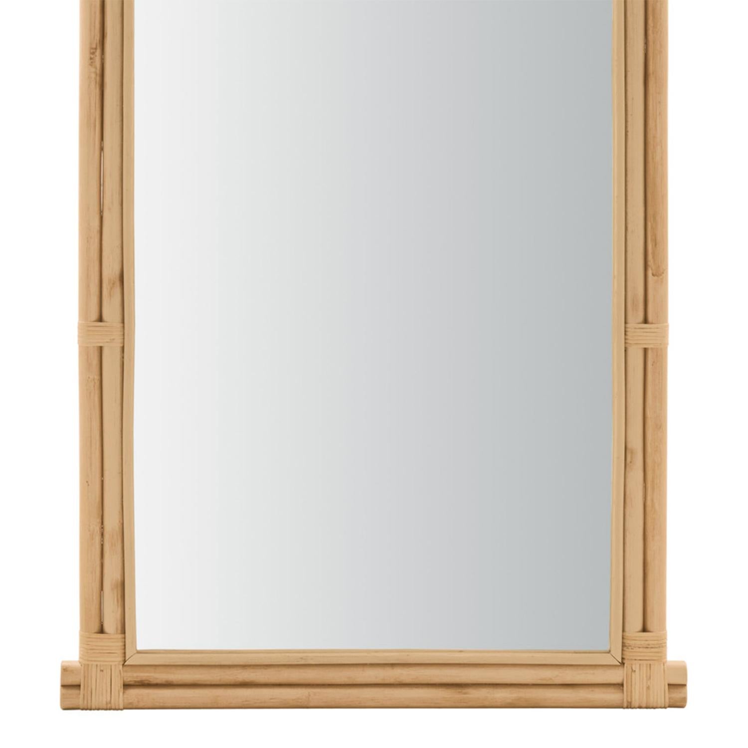 Fait main Miroir en rotin Lima en vente