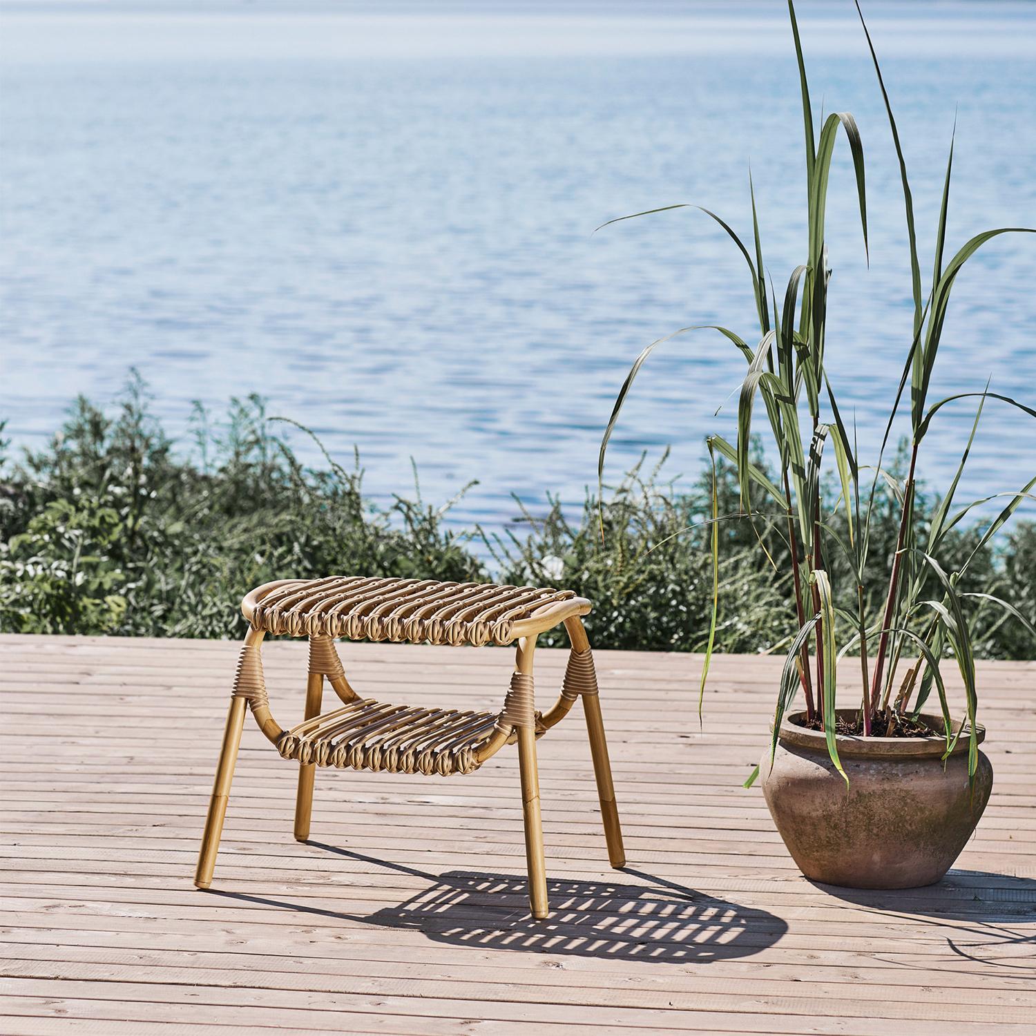 Lima Rattan Stool For Sale 1