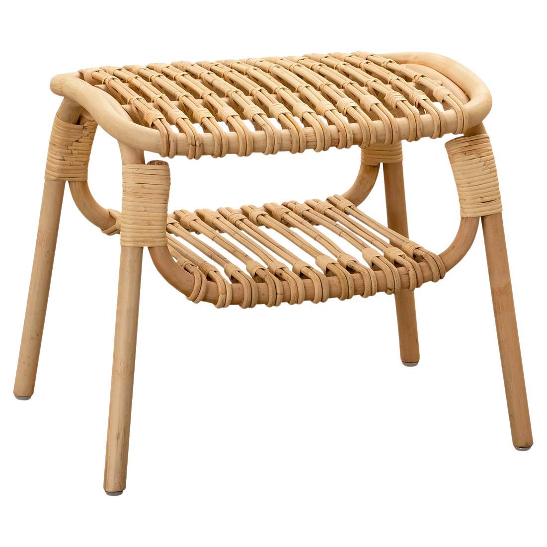 Lima Rattan Stool For Sale