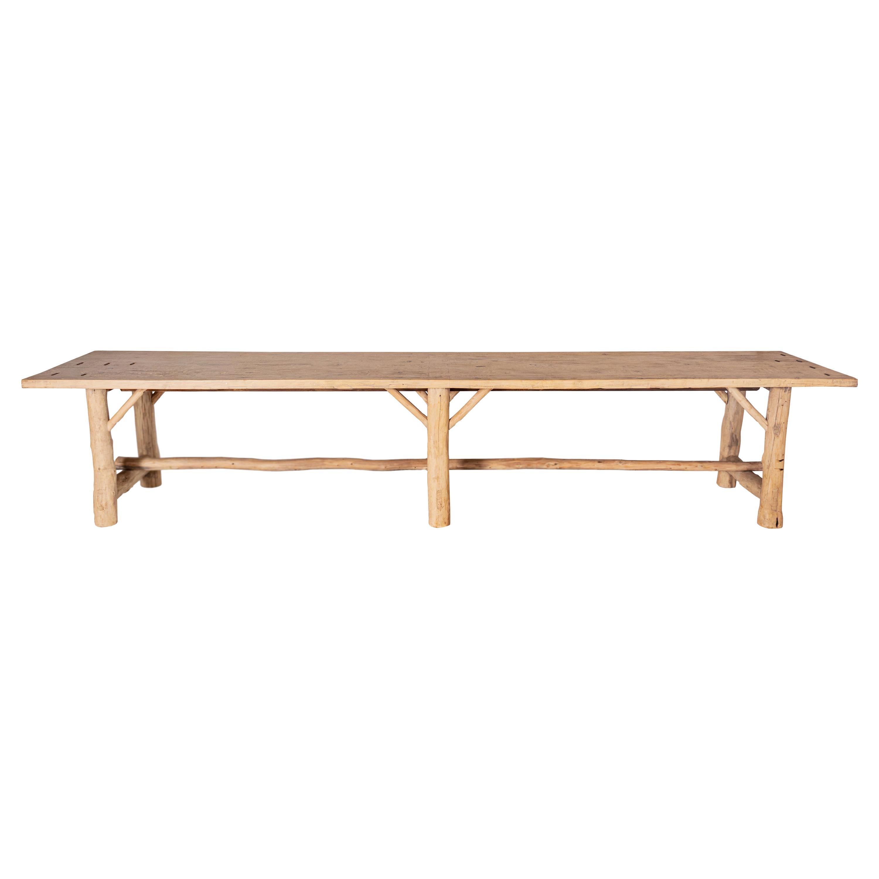 Limb and Trunk Motif Dining Table