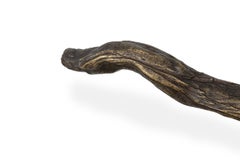 Limb Door Lever Left - Handcrafted Aged Brass - PullCast