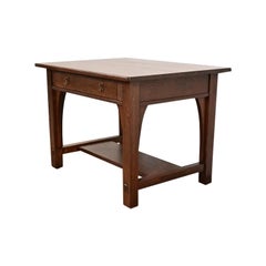 Scrivania Mission Arts & Crafts di Limbert in Oak, appena rifinita