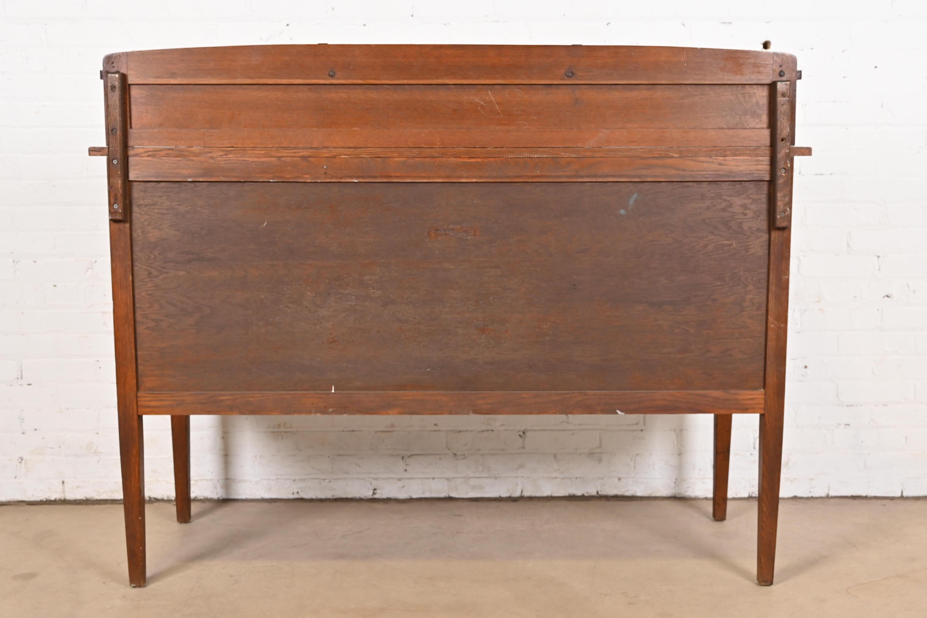 Limbert Aparador antiguo Mission Arts & Crafts de roble Aparador o mueble bar en venta 5