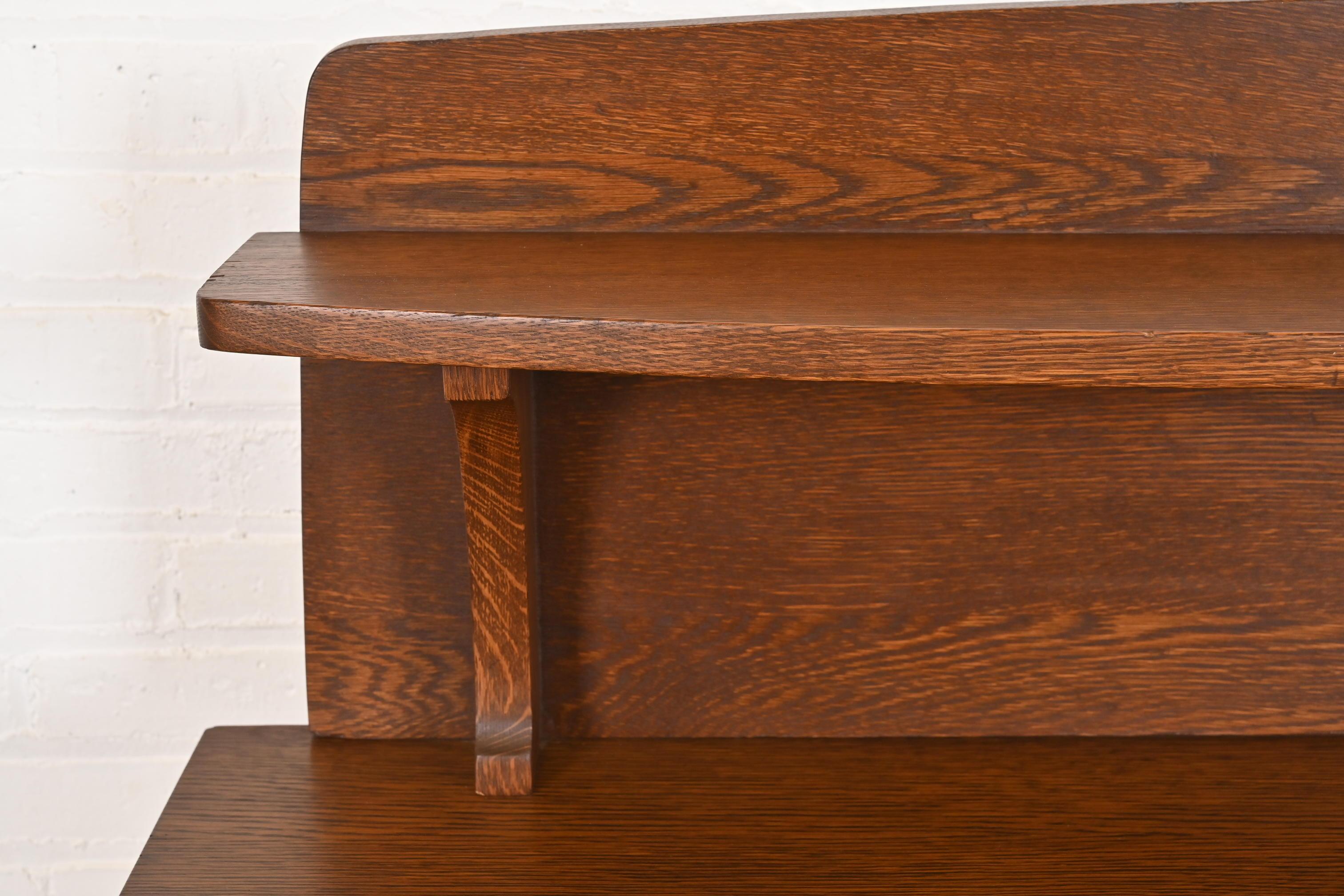 Limbert Antique Mission Oak Arts & Crafts Sideboard Buffet or Bar Cabinet 1