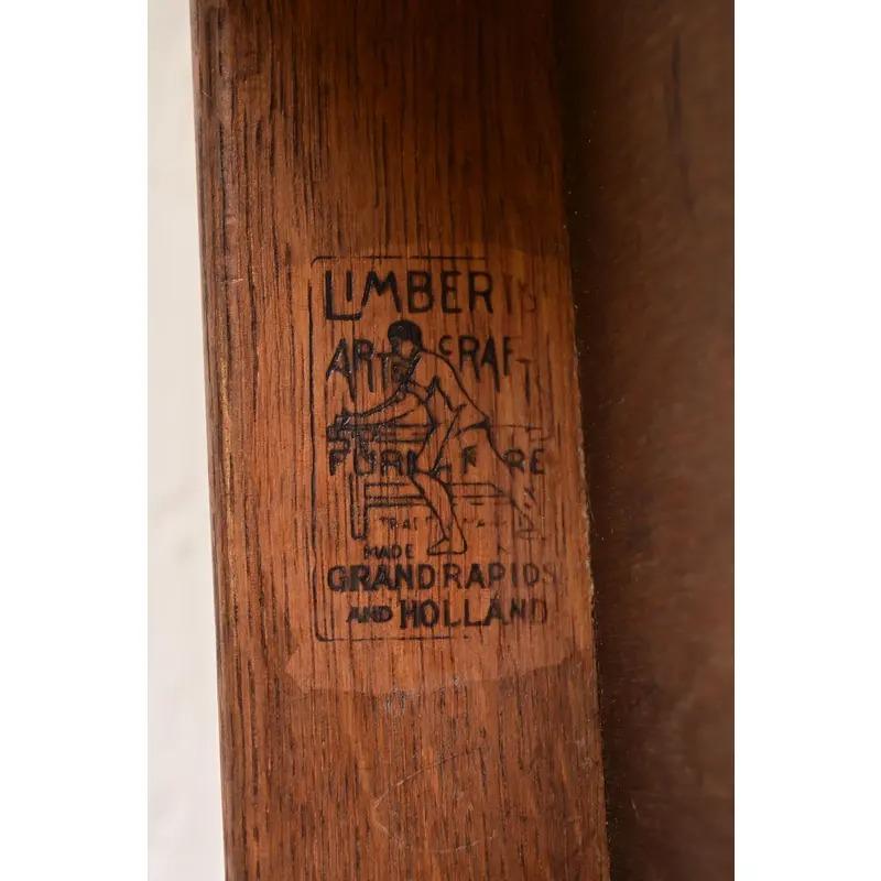 Scrivania Mission Arts & Crafts di Limbert, circa 1910 in vendita 5