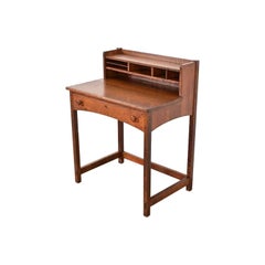 Limbert Antique Mission Oak Arts & Crafts Writing Desk, Circa 1910