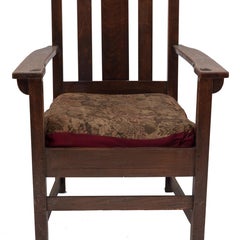 Limbert Brothers American Mission Slat Back Oak Armchair