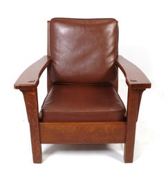 Limbert Mission Oak Morris Chair