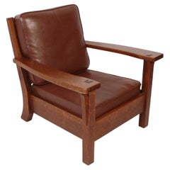 Limbert Mission Oak Morris Chair