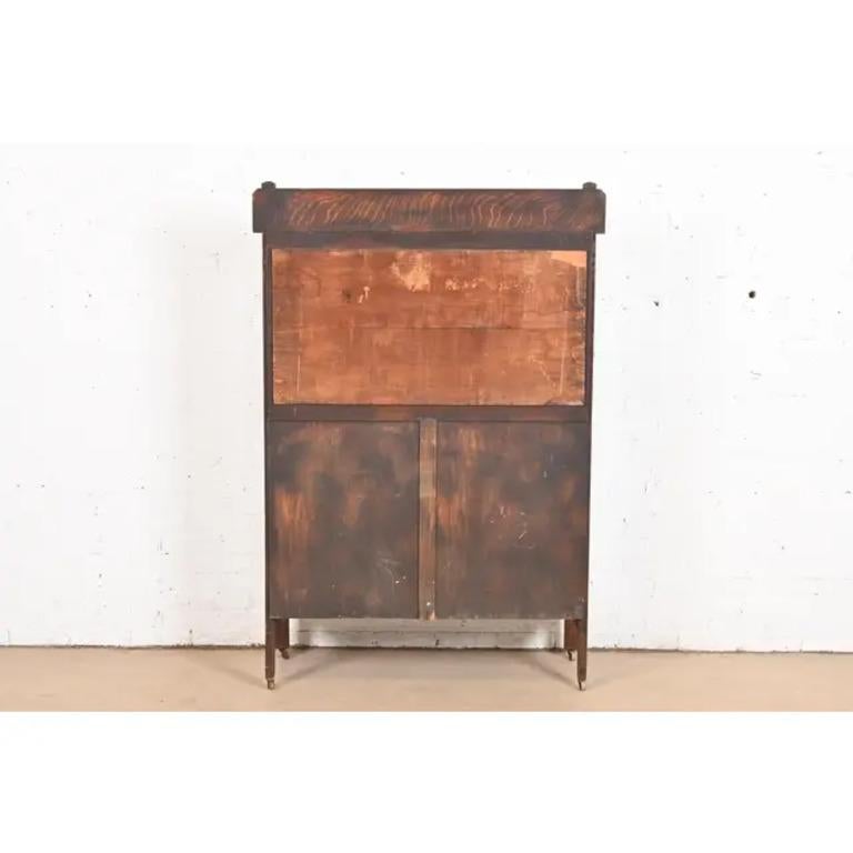 Mobile libreria in stile Limbert, Mission Arts & Crafts, Circa 1900 in vendita 5
