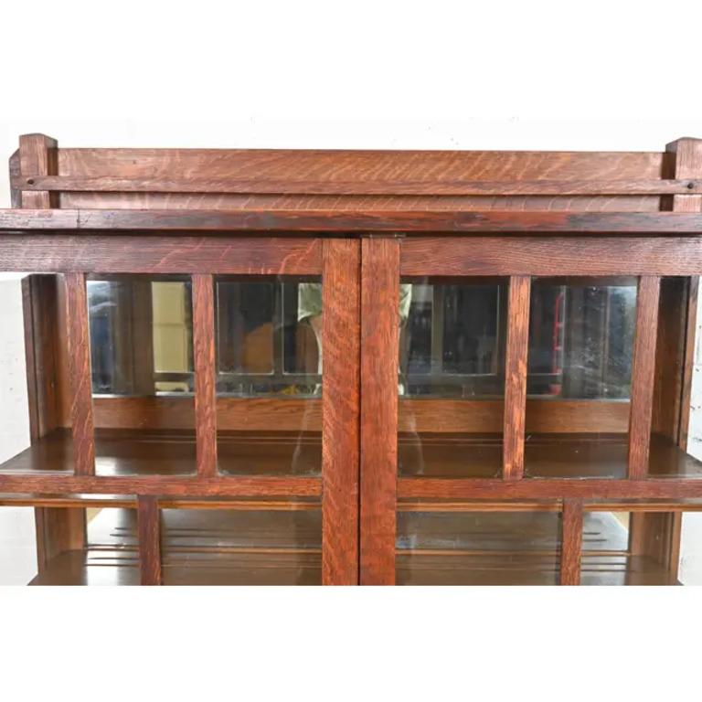 Mobile libreria in stile Limbert, Mission Arts & Crafts, Circa 1900 in vendita 1